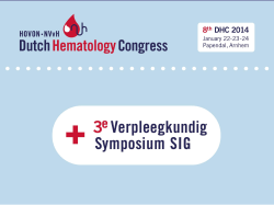 Problemen - 9th Dutch Hematology Congress