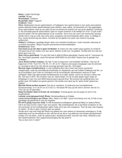 Interview Lisette Hamminga april 2011