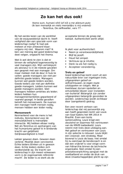 Zo kan het dus ook - Lerendeleiders.nl