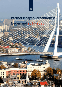 Partnerschapsovereenkomst Nederland2014-2020