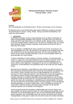 Dit is de webpage van de Stichting Anansi