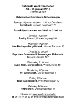 dit overzicht. - Parochie H. Antonius Abt