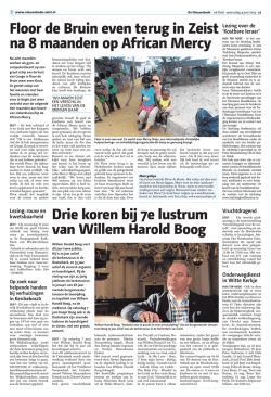 het artikel - Floor aan boord