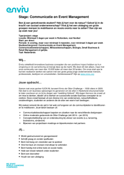 Stage Vacature Otter Challenge