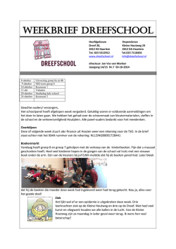 Weekbrief-7 - Dreefschool