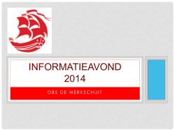 Informatieavond groep 8