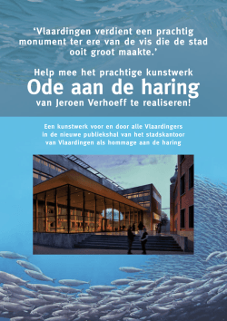 Flyer Ode - Stichting Mareado