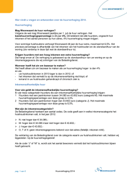 Hier vindt u vragen en antwoorden over de