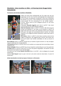 Meulebeke 20/09/2014 Halve Marathon + Dynamicarun 10 km