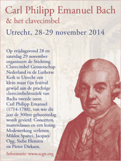 Festival C.P.E. Bach Utrecht