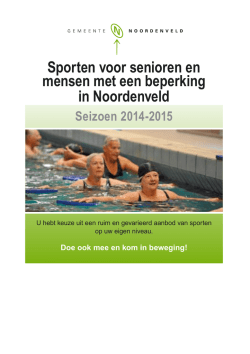 Fitwijzer - Welzijn in Noordenveld