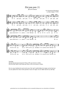 Zizi pan pan (1) - Vrijeschoolliederen
