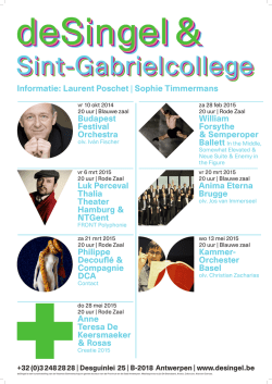 schoolaffiche Sint-Gabrielscollege