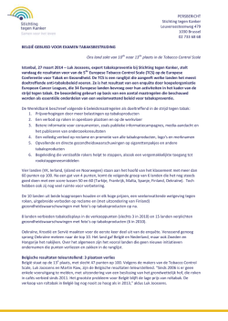het volledige persbericht