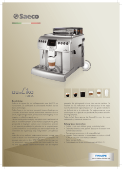 Download pdf-brochure - Espresso Service Nederland