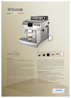 Download pdf-brochure - Espresso Service Nederland