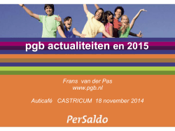 Powerpoint PerSaldo - Auticafe Castricum