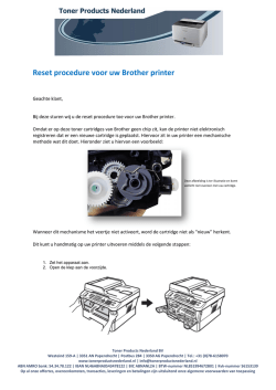 Brother DCP 70XX Drum reset procedure