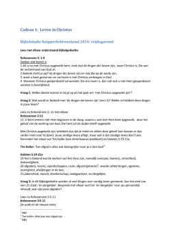 Download de Bijbelstudie van vrijdag