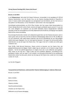 Download: Toespraak Bernard Daelemans 11 juli 2014