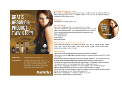 Gratis Argan Oil product naar keuze! Bij aanschaf van een BaByliss