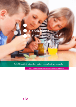 Handreiking natuur en techniek