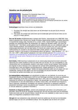 2. Genetica van de polydactylie