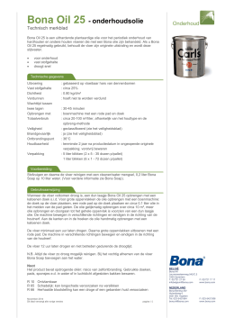Bona Oil 25 - onderhoudsolie