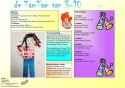 TamTam #7 3-10-2014 - OBS De Tamboerijn