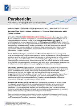 drugs in een veranderende europese markt &mdash; emcdda
