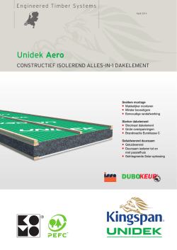 Technische brochure Unidek Aero