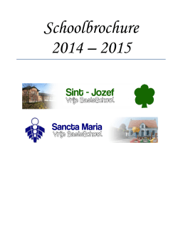 Schoolbrochure 2014 – 2015 - vbs Latem
