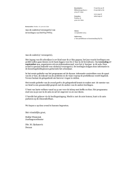 Informatieavond H 3/V3 - Openbaar Lyceum Zeist