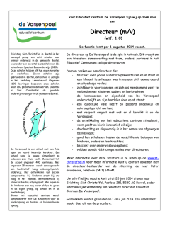 Directeur (m/v) - St