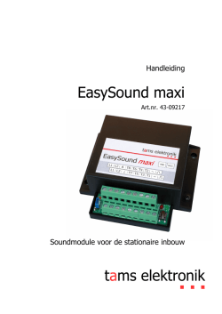 EasySound Maxi NL - Treinelektronika