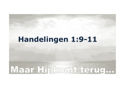 Handelingen 1:9-11