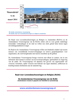Nieuwsbrief - De Amsterdamse Vrouwengroep