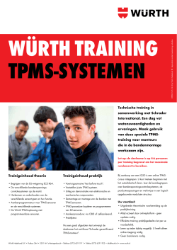 TPMS Training Flyer