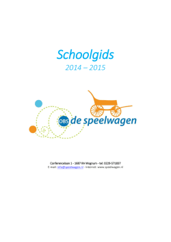 downloaden - OBS De Speelwagen