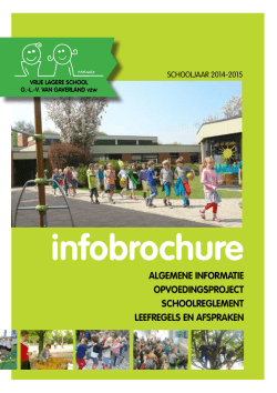 infobrochure - lagere school olvg