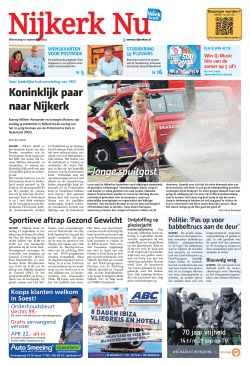 Nijkerk Nu - 10 september 2014 pagina 1