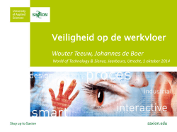 download presentatie - Wots &bull; World of Technology and Science