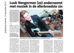 Klik hier om het stuk in de krant te lezen