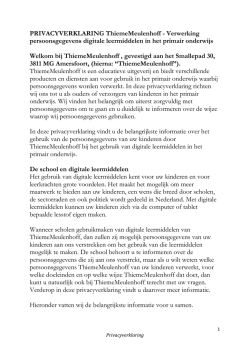 Lees de privacyverklaring basisonderwijs van ThiemeMeulenhoff
