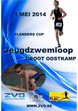 FLYER Zwemloop - Sportraad Oostkamp