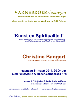 Christine Bangert - Orde van Odd Fellows