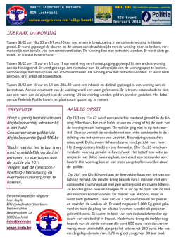 INBRAAK in WONING AANLEG OPRIT PREVENTIE