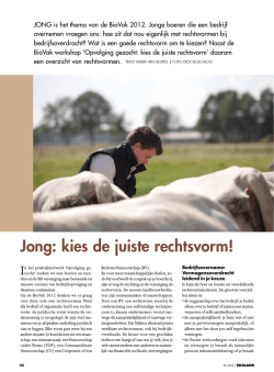 goede rechtsvorm