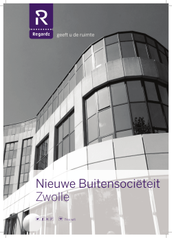 locatiebrochure - Nieuwe Buitensociëteit Zwolle