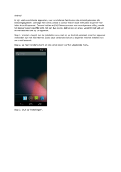 Handleiding Android